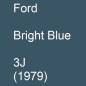 Preview: Ford, Bright Blue, 3J (1979).